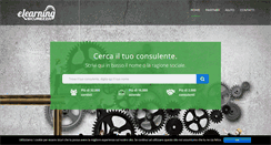 Desktop Screenshot of elearningsicurezza.com